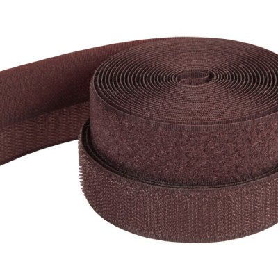 Picture of 1m Klettband (Flausch & Haken), 50mm breit, Farbe: dunkelbraun - zum Aufnähen