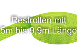 Picture of Restpostenbox 10mm breites PP-Gurtband 1,4mm stark, 25m - limone (UV)