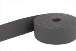 Picture of 1m belt strap / bags webbing - color: grey - 40mm wide