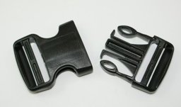 Picture of buckles made of acetal for 40mm wide webbing - adjustable from both sides - 1 piece