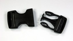 Picture of buckles made of acetal for 50mm wide webbing - adjustable from both sides - 10 pieces