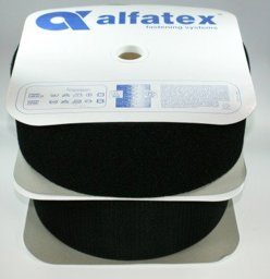 Picture of 4m Alfagrip Klettband (4m Haken- & 4m Flauschband) - 100mm breit - schwarz