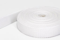 Picture of 50m PP webbing - 20mm width - 1,2mm thick - white (UV)