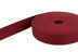 Picture of 10m PP webbing - 15mm width - 1,4mm thick - bordeaux (UV)