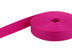 Picture of 10m PP webbing -15mm width - 1,4mm thick - pink (UV)