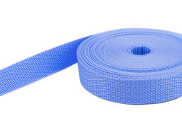 Picture of 10m PP webbing - 40mm width - 1,4mm thick - light blue (UV)