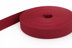 Picture of 50m PP webbing - 25mm width - 1,8mm thick - bordeaux (UV)