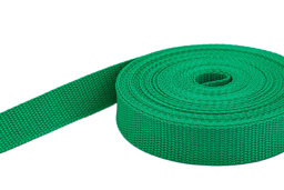 Picture of 50m PP webbing - 25mm width - 1,4mm thick - green (UV)