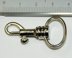 Picture of bolt carabiner made of zinc die-casting - 38 x 16mm - for 15mm wide webbing - 10 pieces