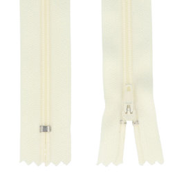 Picture of 25 zippers 3mm - 25cm long - color: cream