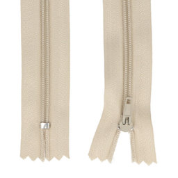 Picture of 25 zippers 3mm - 22cm long - color: nature