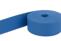Picture of 5m belt strap / bags webbing - color: blue - 40mm wide
