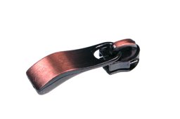 Picture of slider - copper / wide form - for 5mm zippers - 10 pieces