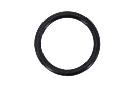 Picture of 25mm toroidal ring (inner measurement) - made of steel - color: black - 10 pieces