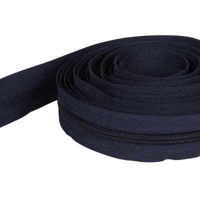 Picture of 5m zipper, 3mm rail, color: dark blue