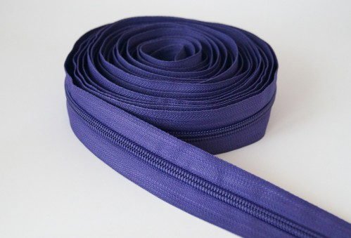 Picture of 5m zipper, 3mm rail, color: purple