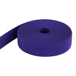 Picture of 5m  roll elastic webbing - color: purple - 25mm wide