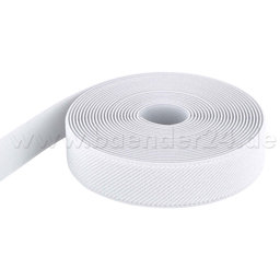 Picture of 1m elastic webbing - color: white - 25mm wide