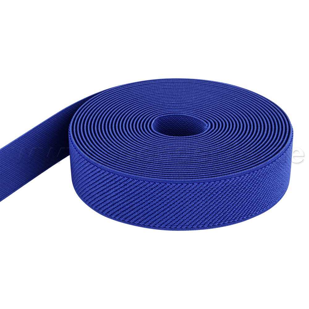 Picture of 1m elastic webbing - color: royal blue - 25mm wide