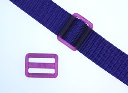 Picture of 40mm strap adjuster - purple transparent - 5 pieces