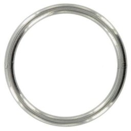 Picture of 25mm toroidal ring (diameter) made of V4A stainless steel, welded - 50 pieces