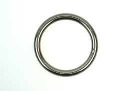Picture of 36mm toroidal ring (inner Dimension) - welded of steel - chrome-plated - 10 pieces