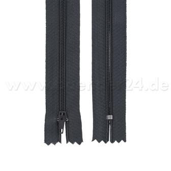 Picture of 25 Reißverschlüsse 3mm - 18cm lang - Farbe: dunkelgrau