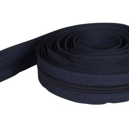 Picture of zipper, 5mm rail, color: dark blue - 200m bundle