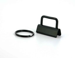 Picture of 30mm clamp lock for key fob - black - 100 pieces