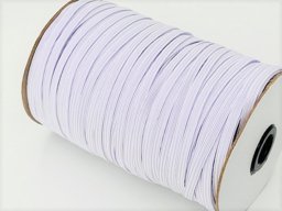 Picture of 5mm elastic webbing - colour: raw white - 175m roll