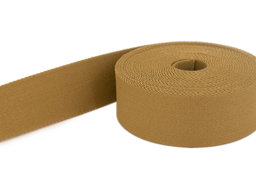 Picture of 50m belt strap / bags webbing - colour: dark ochre - 40mm wide
