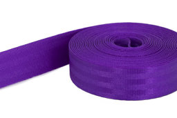 Picture of 1m safety webbing / children webbing dark lilac made of polyamide - 25mm wide