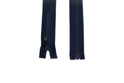 Picture of zipper for jackets separable - 50cm long - colour: dark blue - 1 piece
