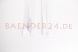 Picture of zipper for jackets separable - 60cm long - colour: white - 1 piece