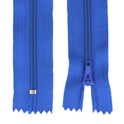 Picture of zipper - 14cm long - colour: blue - 25 pieces