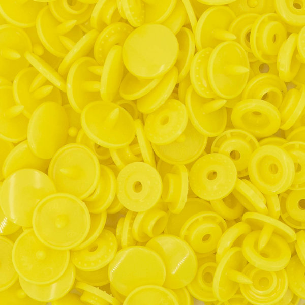 Picture of KAM Snaps T5 buttons 12,4mm - 50 pieces - yellow
