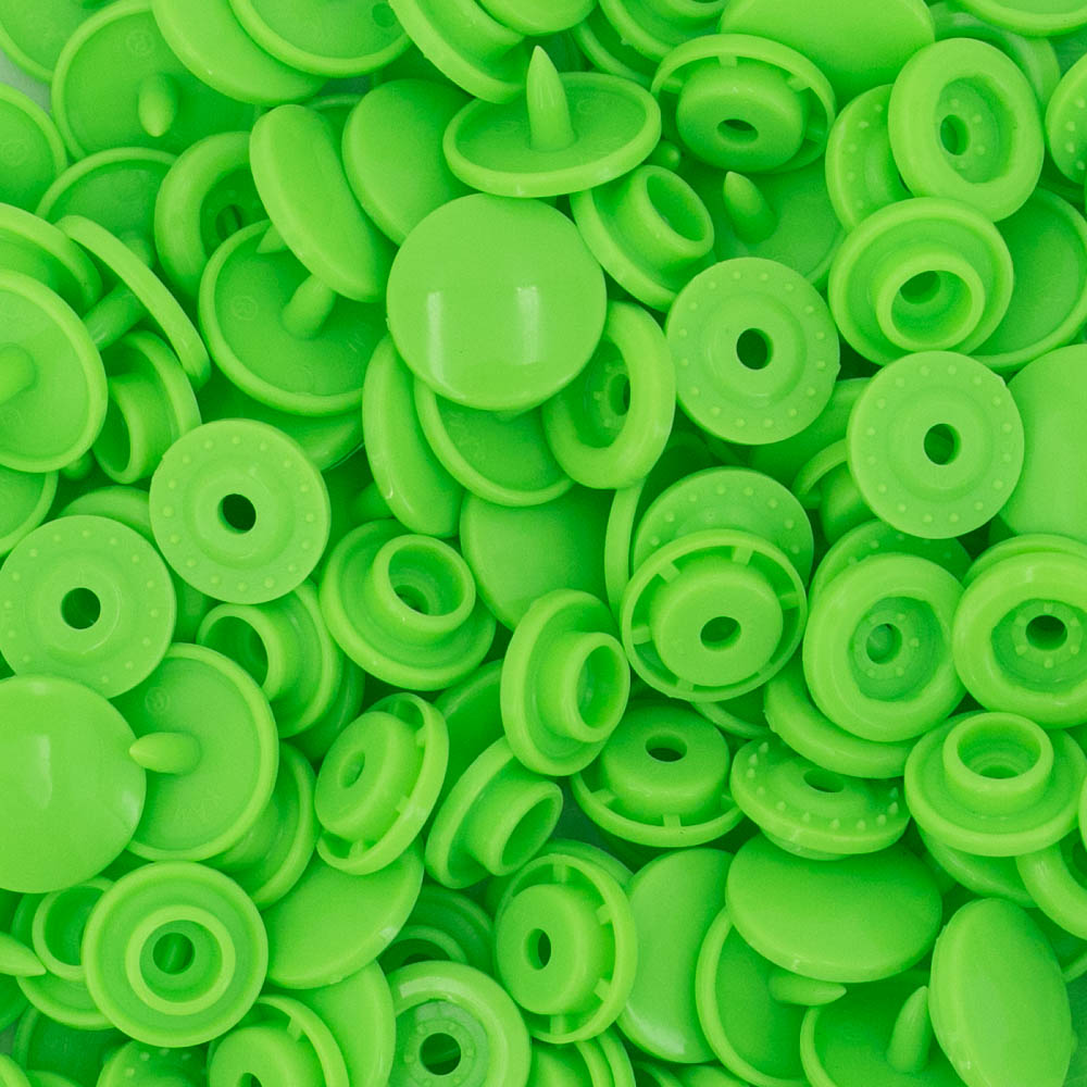 Picture of KAM Snaps T5 buttons 12,4mm - 50 pieces - neon green