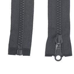 Picture of zipper for jackets separable - 70cm long - dark grey - 1 piece