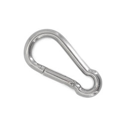 Picture of fire fighter carabiner - 70 x 7mm - stainless steel - 10 pieces
