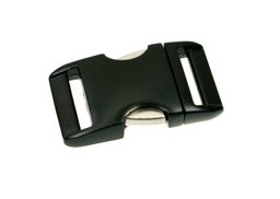 Picture of buckle made of alu - 15mm opening - black - 1 piece