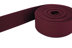 Picture of 50m belt strap / bags webbing - colour: wine red - 40mm wide