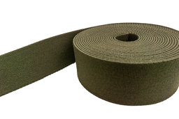 Picture of 50m belt strap / bags webbing - colour: khaki - 40mm wide