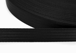 Picture of 5m safety webbing - black - polyester - 35mm wide - maximum load: 1,3t