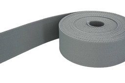 Picture of 50m belt strap / bags webbing - colour: silver grey - 40mm wide
