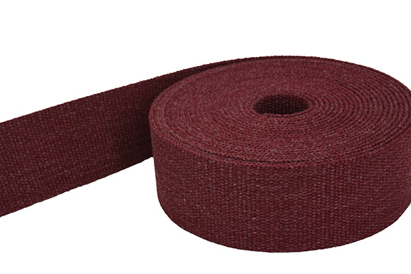 Picture of 5m Gürtelband / Taschenband - 40mm breit - Bordeaux melange