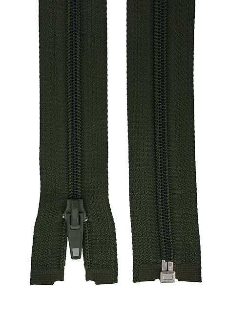 Picture of Reißverschluss teilbar - 80cm lang - Farbe: khaki - 1 Stueck