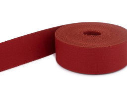 Picture of 50m belt strap / bags webbing - color: rusty red -  40mm wide