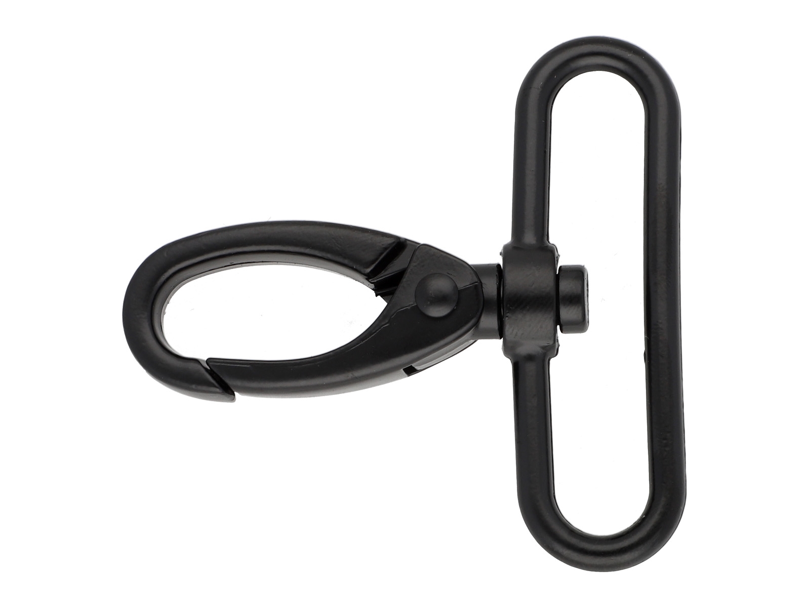 Picture of Karabiner aus Zinkdruckguss - 5,9cm lang - 50mm Durchlass - schwarz - 1 Stück