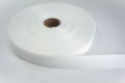 Picture of 50m Rolle Ripsband / Einfassband aus Polyester - 20mm breit - weiß
