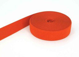 Picture of 1m elastic webbing - colour: orange - 25mm wide